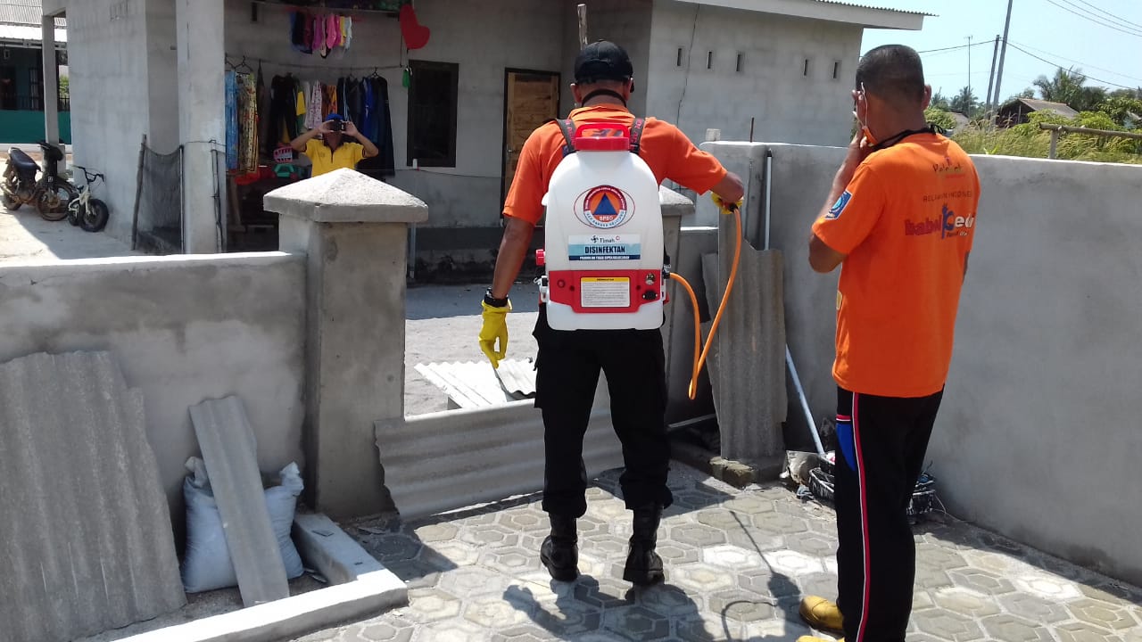 2.873 Titik Sudah Disemprot Disinfektan