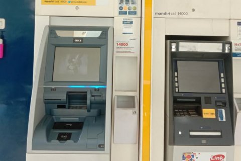 ATM Bank di Pangkalpinang Mulai Sediakan Hand Sanitizer/Cuci Tangan