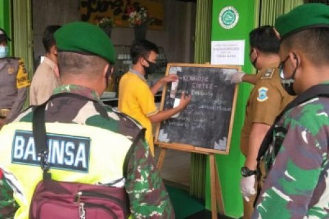 Satgas Bukit Intan Sosialisasi Protokol Covid-19 ke 33 Titik di 7 Kelurahan