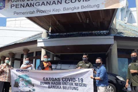 Satgas Peduli BUMN Suplai Suplemen ke Gugus Tugas Covid-19