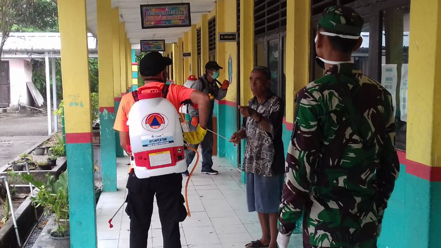 Cegah Covid-19, Sudah 2.684 Titik Disemprot Disinfektan