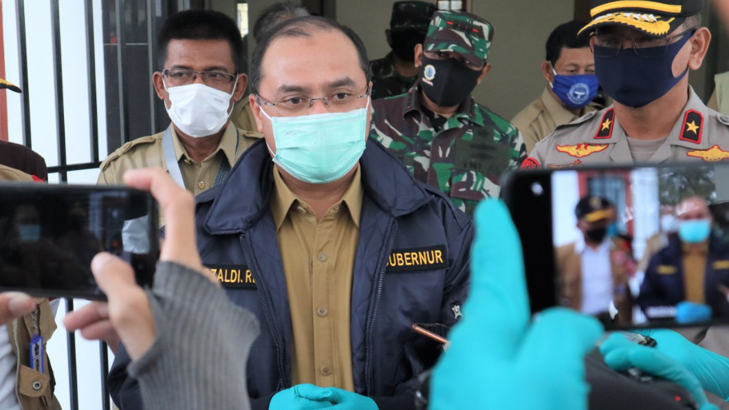 Gubernur Erzaldi Umumkan Kesembuhan Anak